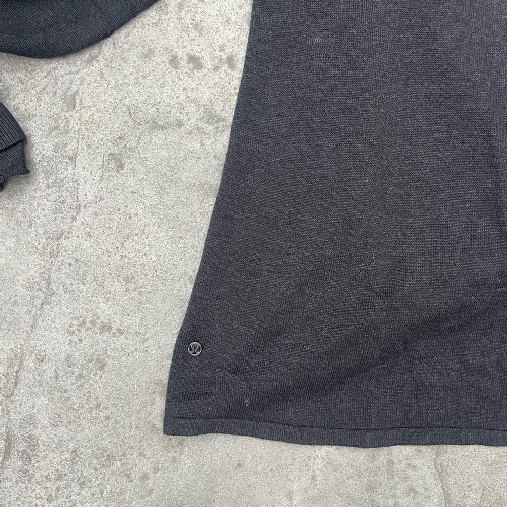 Lululemon Wrap Twist Front Long Sleeve Draped Back Sweater - Picture 3 of 5